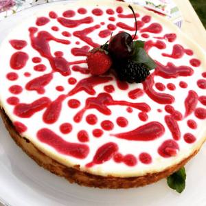 Cheesecake_Erdbeersoße2